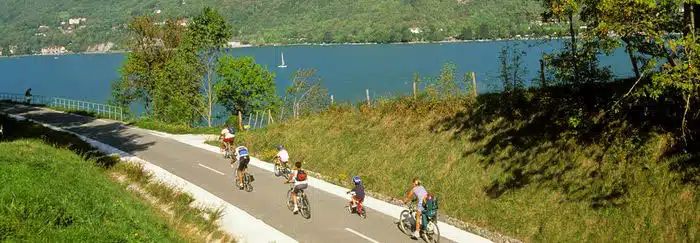 sortie vélo Annecy lac d'Annecy